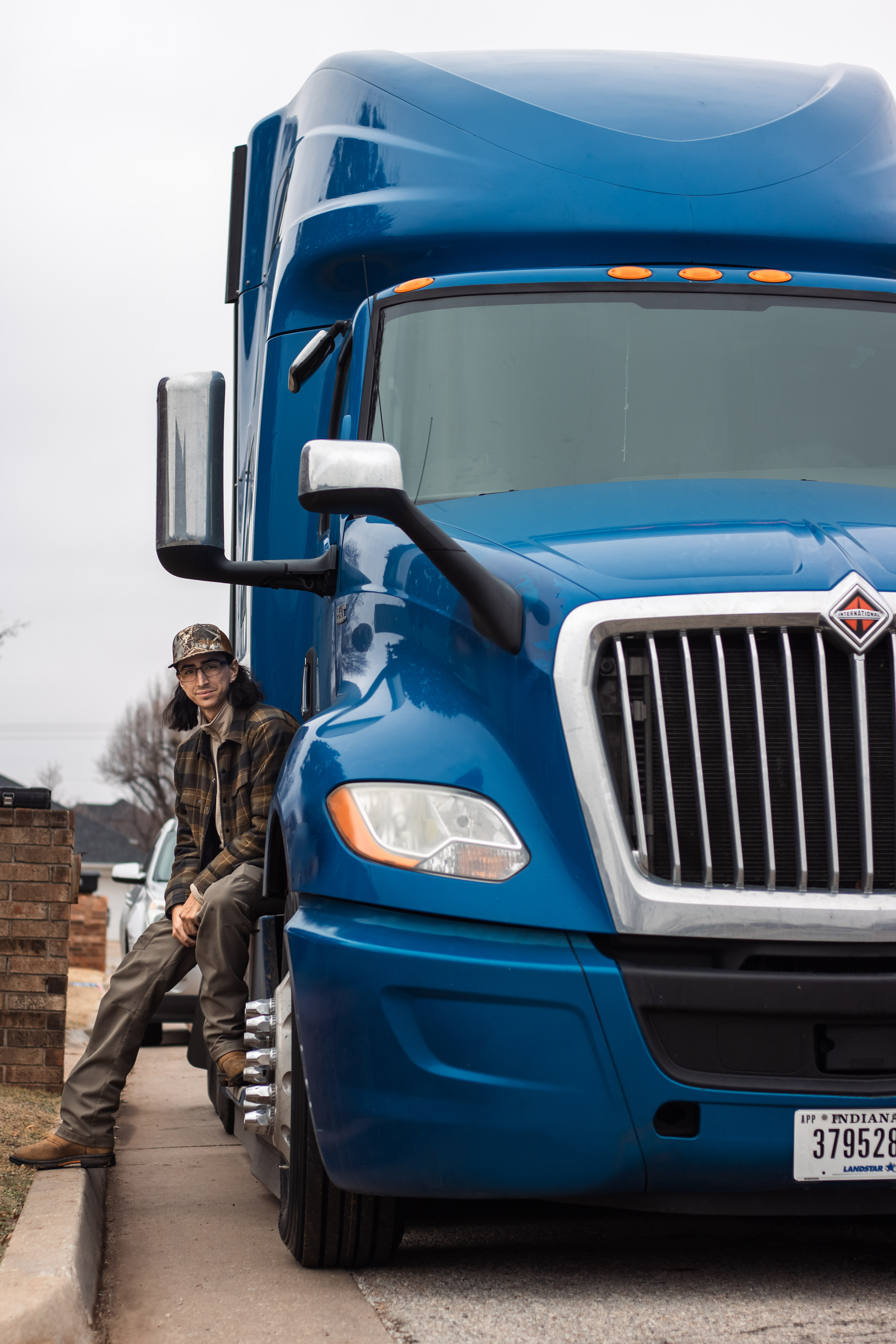 Blue First45 truck ready for service